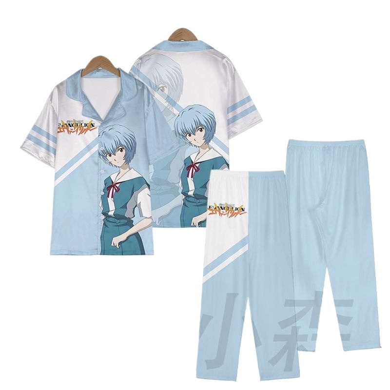 Evangelion Anime Merchandise - Pijamas de Anime EVA Ayanami Rei,