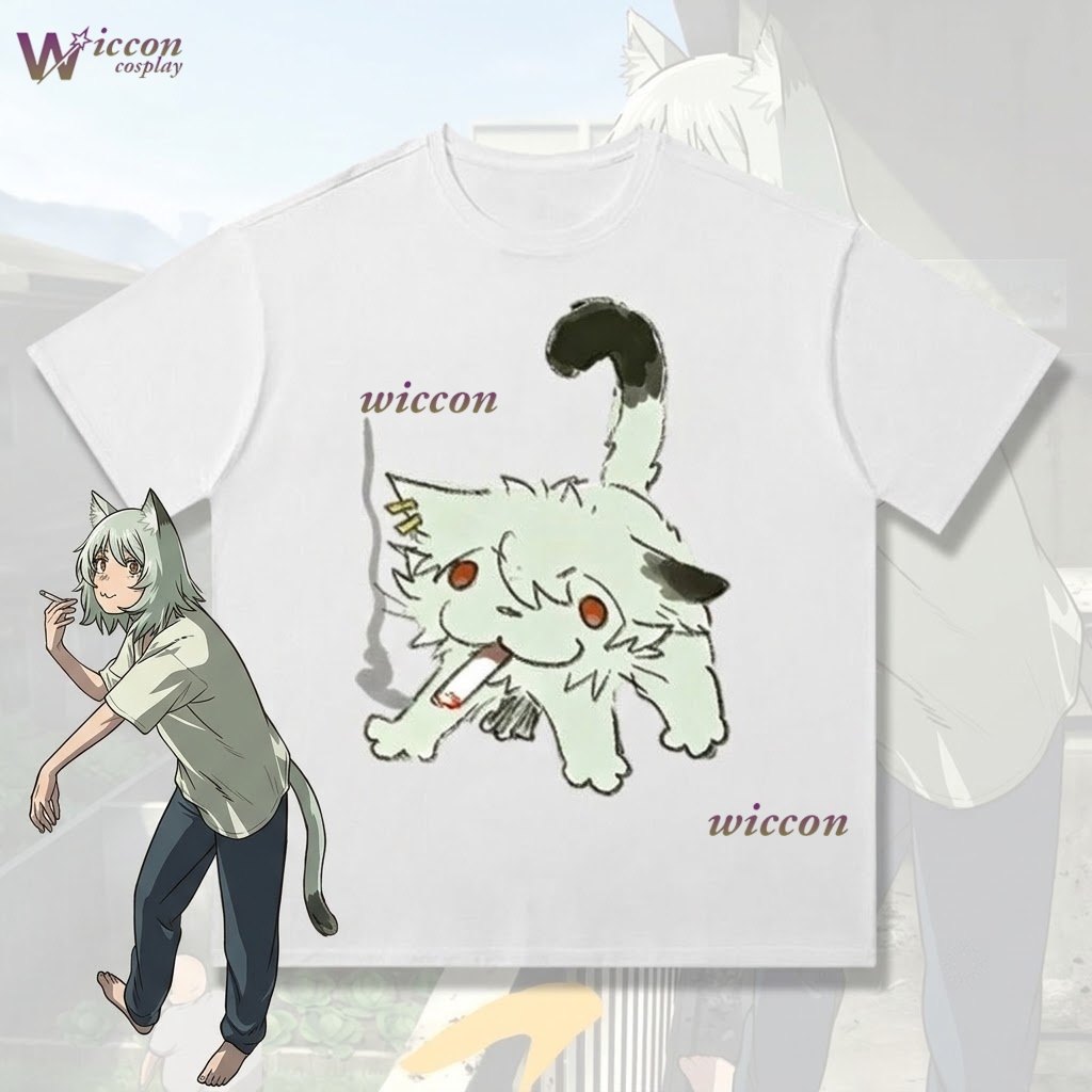 Anime Merchandise Shirt - Camiseta de Manga Corta con Estampado