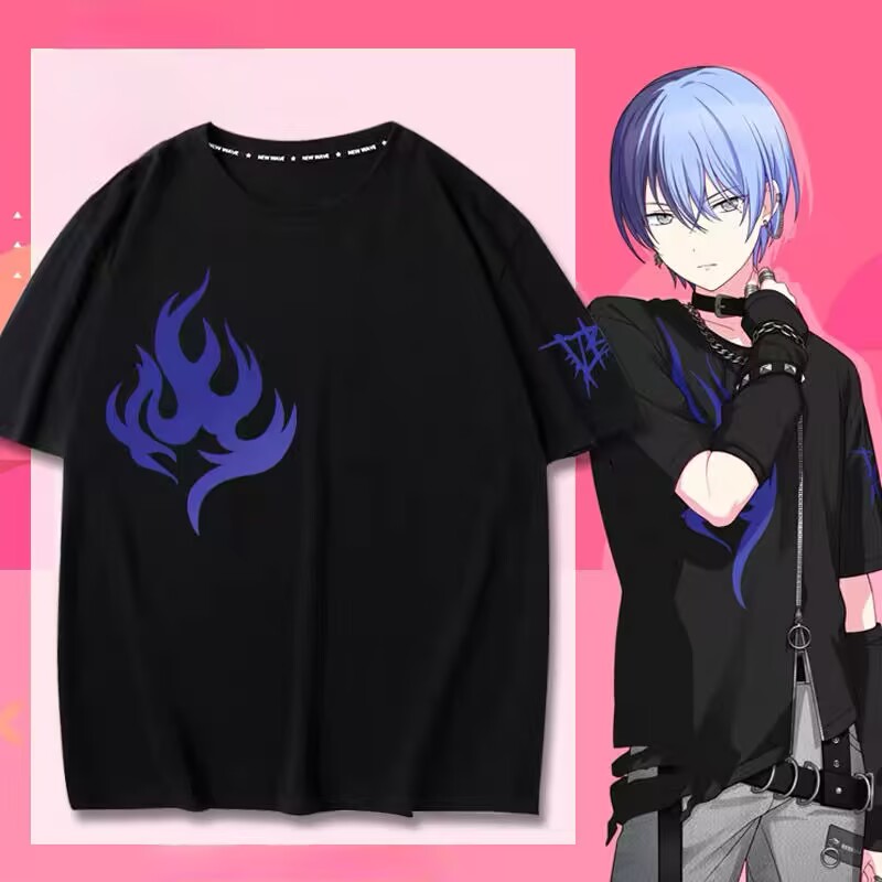 Anime Merchandise Shirt - Camiseta holgada de manga corta de