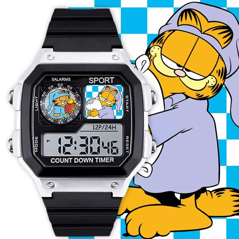 Anime Girl Merchandise - Reloj Electrónico Infantil con Diseño de