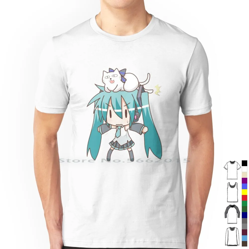 Anime Girl Merchandise - Miku-Camiseta de Manga larga 100% de
