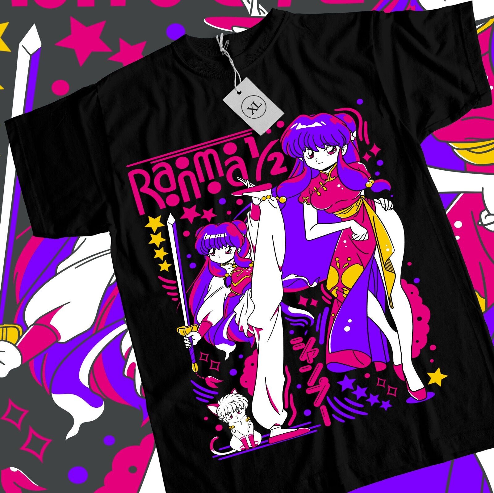 Anime Girl Merchandise - Camiseta Takahashi Ranma 1/2 chica Kawaii