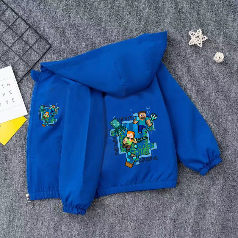 Chaqueta Minec Rafted con esta - Windbreaker Anime Merchandise reseña y precio