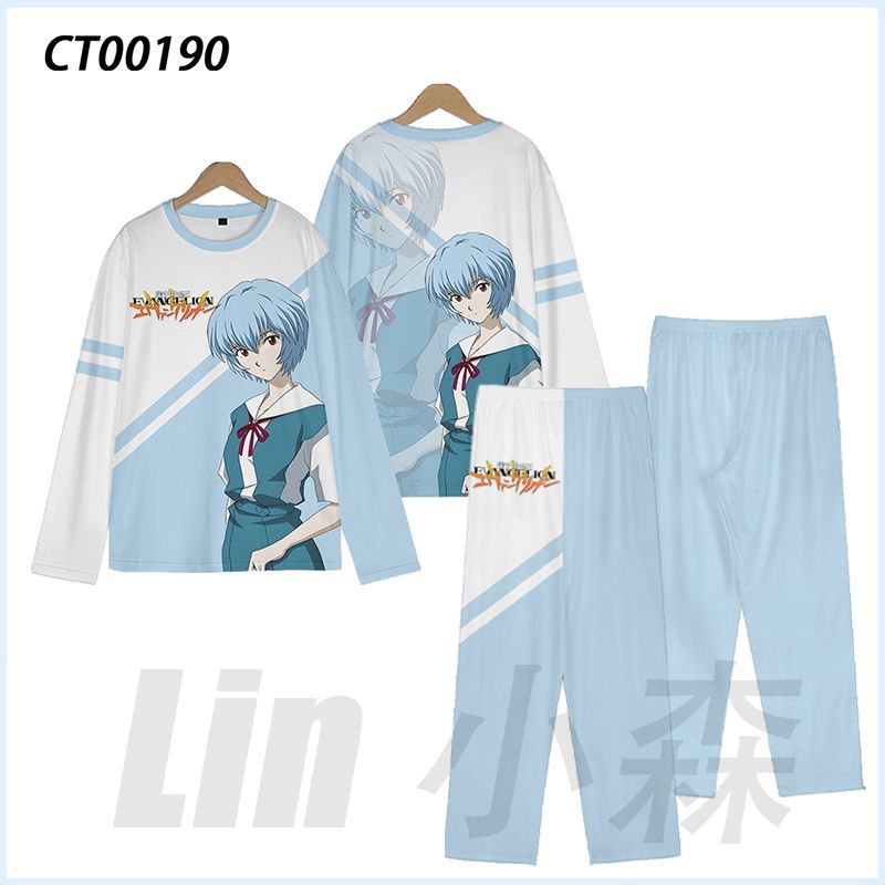 Pijamas de Anime EVA Ayanami R - Evangelion Anime Merchandise reseña y precio