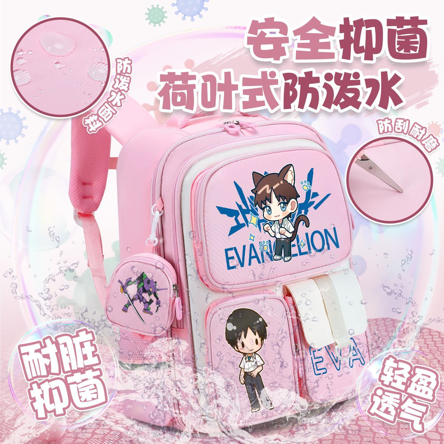 Mochila EVA Ayanami Rei Asuka  - Evangelion Anime Merchandise reseña y precio