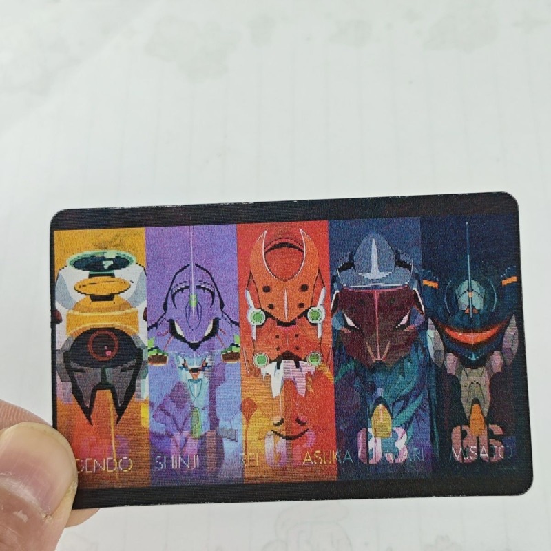 Tarjetas EVA Shinji Rei Asuka  - Evangelion Anime Merchandise reseña y precio