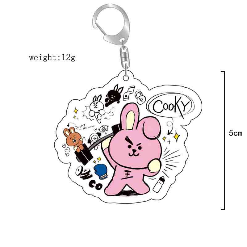 Llavero acrílico BT21 de anime - Anime Girl Merchandise reseña y precio
