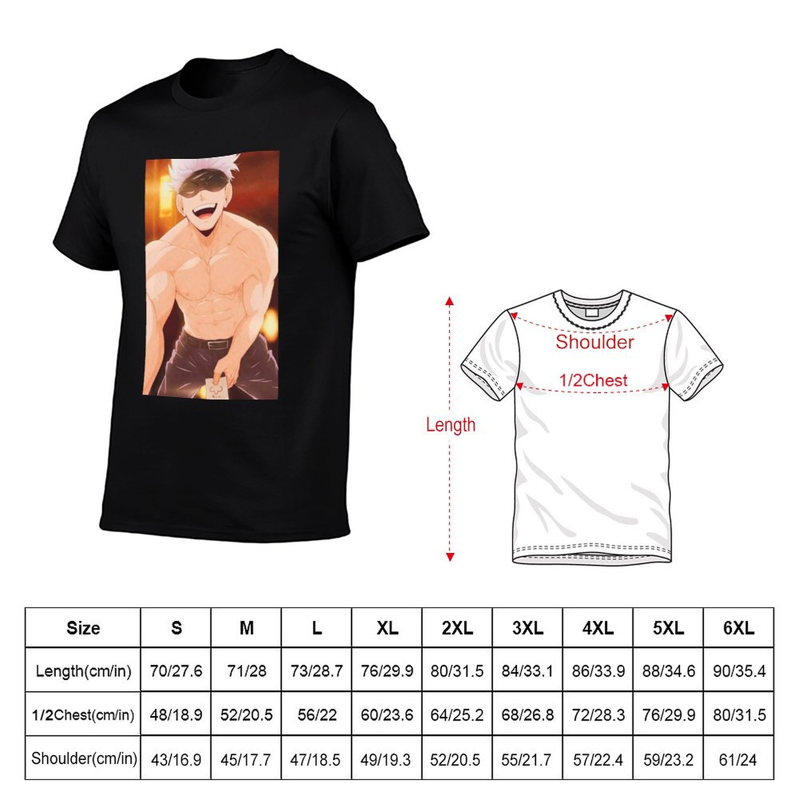 Camiseta Gojo Satoru Merchandi - Anime Merchandise Shirt reseña y precio