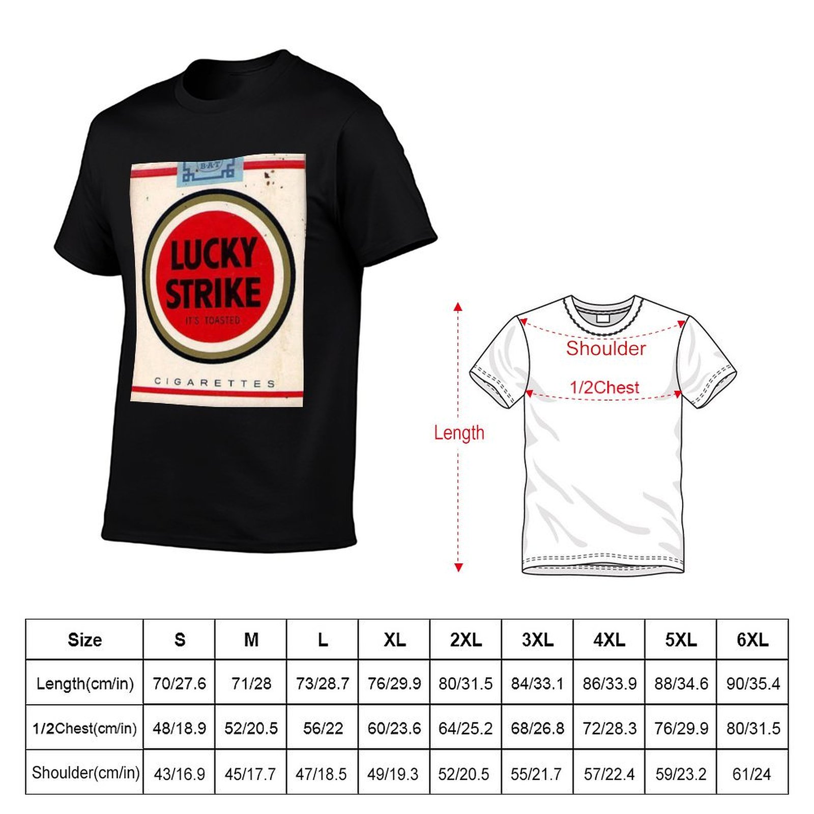Camiseta Lucky Strike Merchand - Anime Merchandise Shirt reseña y precio