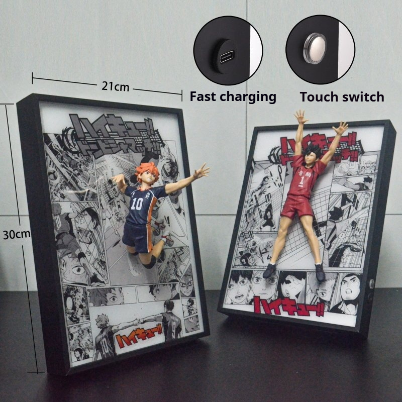 Haikyuu!! Cuadro de Luz 3D de  - Anime Merchandise Haikyuu reseña y precio