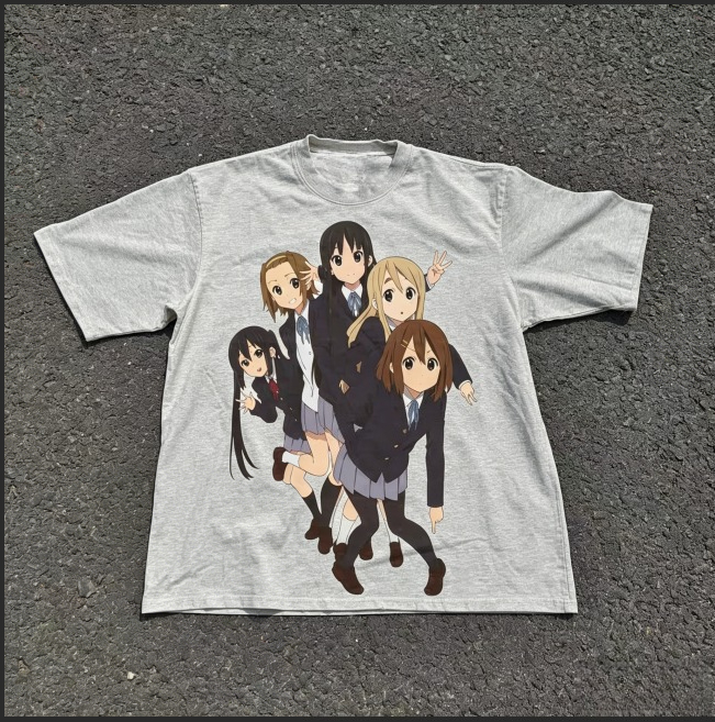 Camiseta de algodón oversize c - Anime Girl Merchandise reseña y precio