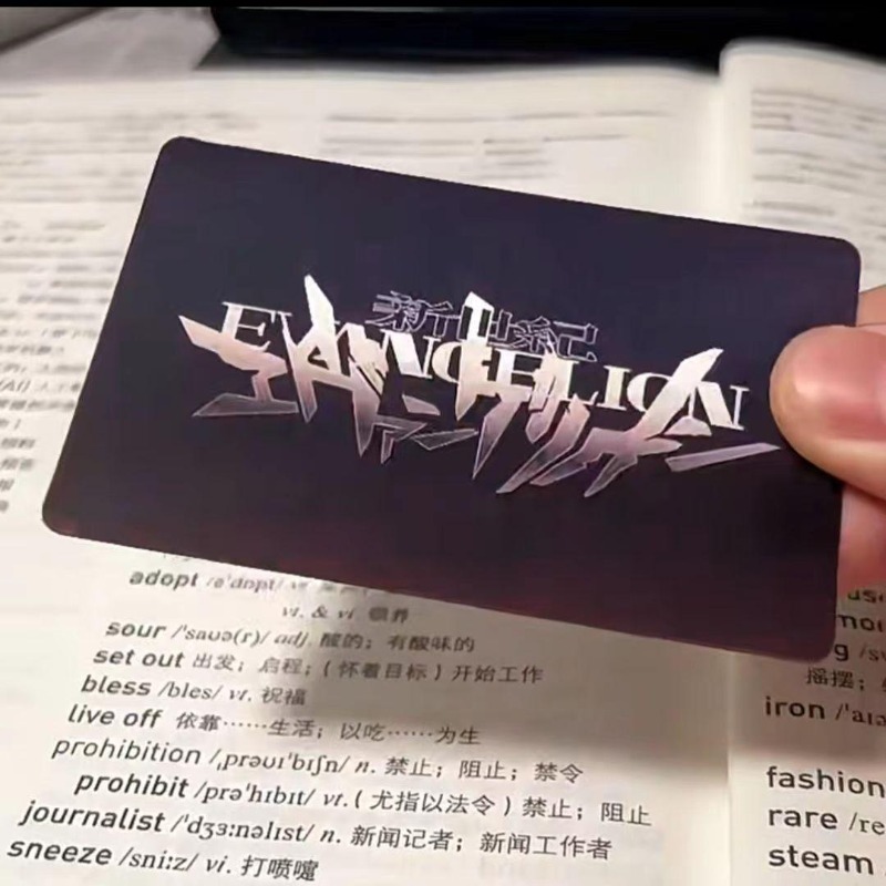 Tarjeta EVA creativa Shinji Re - Evangelion Anime Merchandise reseña y precio