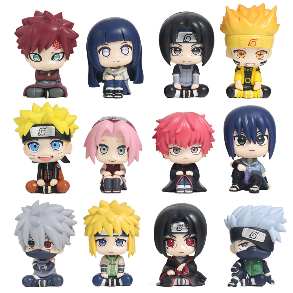 12 Figuras de PVC de Naruto Sh - Rare Anime Merchandise reseña y precio